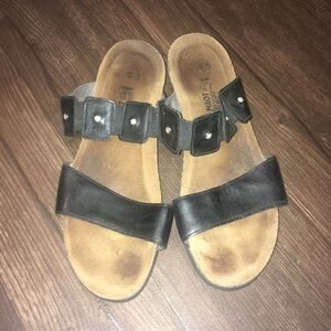 Naot bejeweled open toe arch support sandals